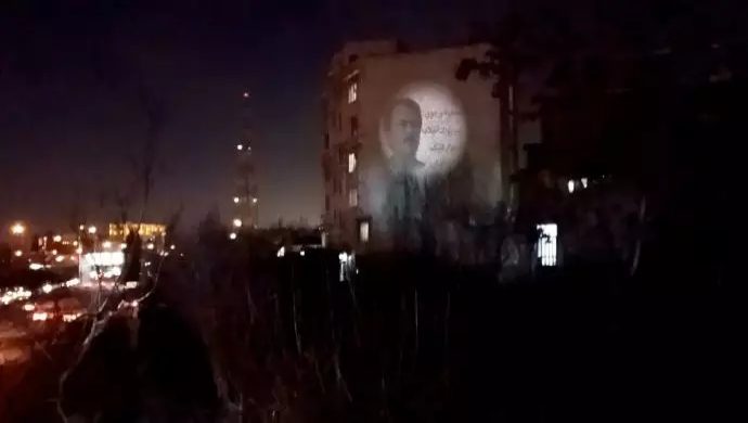 طهران - صورة ضوئية لقائد المقاومة مسعود رجوي