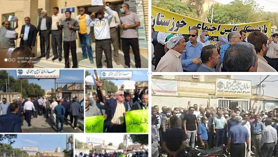 احتجاجات وإضرابات في إيران من عمال صهر الحديد إلى المتقاعدين والخبازين
