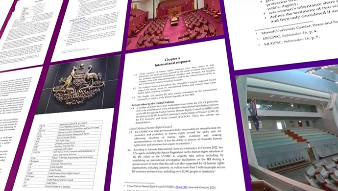 دعوة من مجلس الشيوخ الأسترالي إلى تصنيف قوات حرس النظام الإيراني