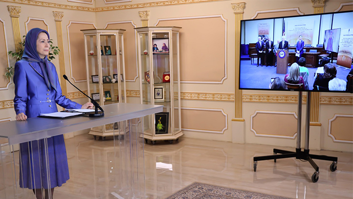 مريم رجوي للكونغرس الأمريكي: واثقون بانتصار ثورة شعبنا