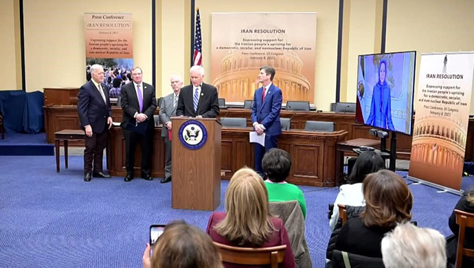 166 مشرعا امريكيا يدعمون مطلب الشعب الإيراني في جمهورية إيران ديمقراطية وغير نووية