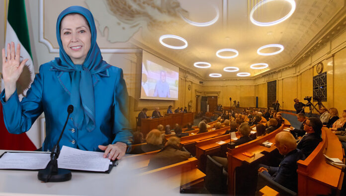 باريس - مریم رجوي تحث الغرب على وقف الاستسلام لابتزاز الملالي