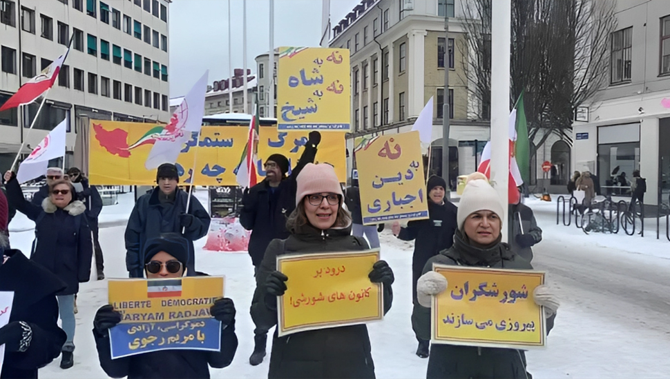 مظاهرات الإيرانيين في يوتوبوري - ميونخ - فرانكفورت - برلين وروما