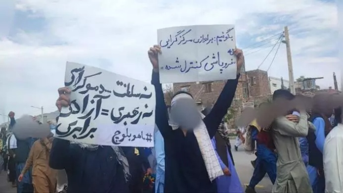 مظاهرات حاشدة لأهالي زاهدان بشعار لا للنظام الشاه ولا لنظام الملالي – الجمعه 10 مارس