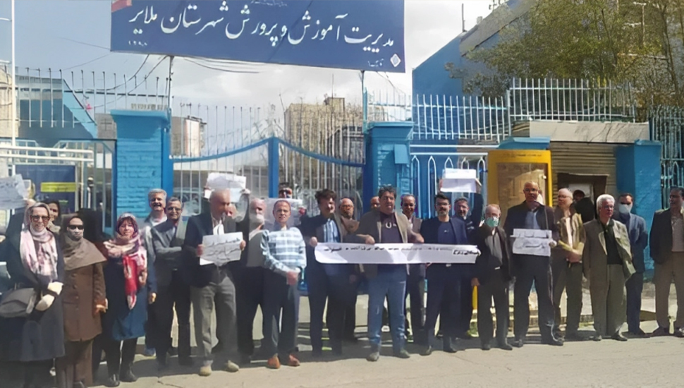 تجمعات احتجاجية للمعلمين في عدة مدن إيرانية