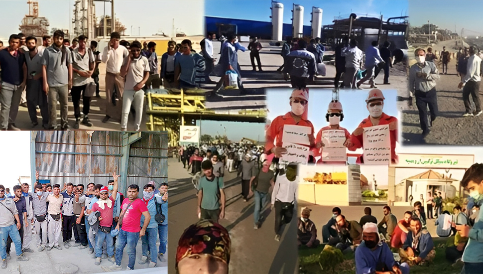 إضراب عمال البتروكيماويات والنفط والتعدين في إيران لليوم الرابع على التوالي 