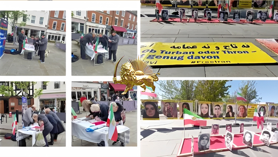 ألمانيا وإنجلترا - معرض لصور شهداء الانتفاضة الوطنية الإيرانية