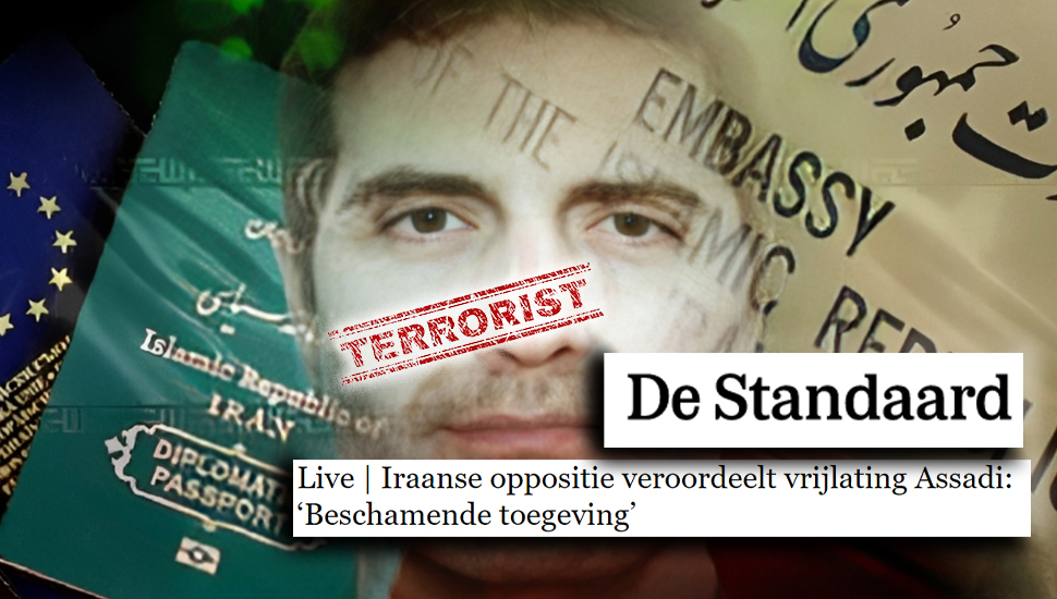دي ستاندارد بلجيكا: المقاومة الإيرانية تدين إطلاق سراح الأسدي «فدية مخزية»