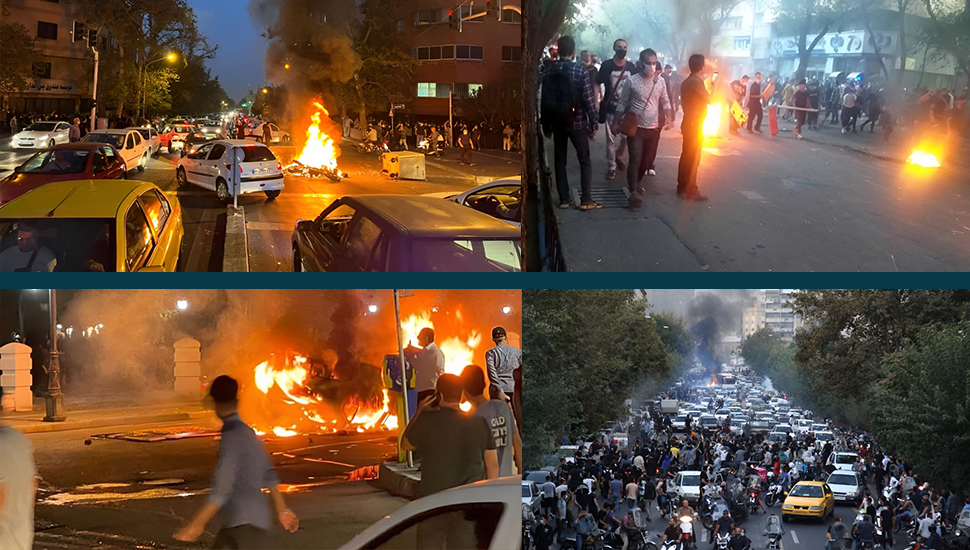 مظاهرات في مدن إيرانية ضد نظام الملالي بشعار "ويل لكم عندما نتسلح" 