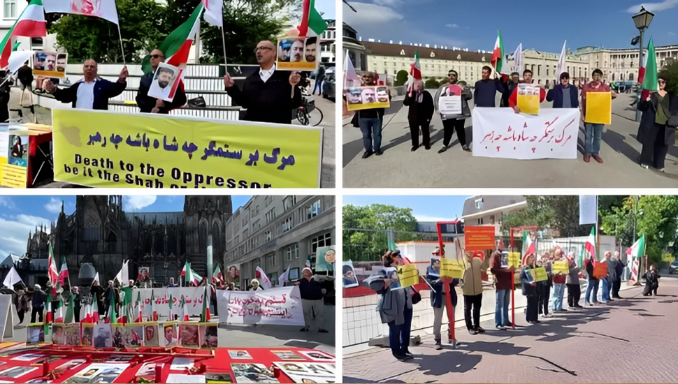 مظاهرات الإيرانيين في 16 مدينة أوروبية ومدن أمريكية أخرى ضد نظام الملالي