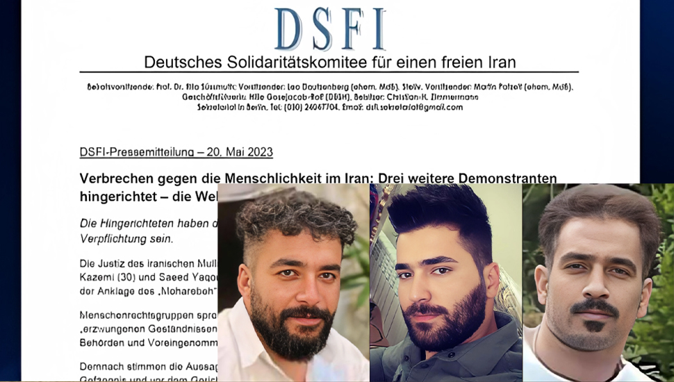 لجنة التضامن الألمانية من أجل إيران الحرة تدين الاعدامات في إيران
