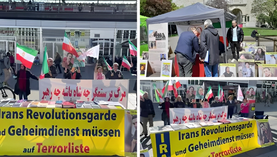 كولونيا – زوريخ – مظاهرة ومعرض للكتاب من قبل أنصار منظمة مجاهدي خلق الإيرانية 