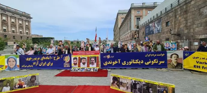 مظاهرات الإيرانيين في 13 بلدا اوروبيا واستراليا ضد الصفقة المخزية لإطلاق سراح أسد الله أسدي الإرهابي