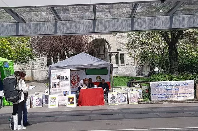 كولونيا – زوريخ – مظاهرة ومعرض للكتاب من قبل أنصار منظمة مجاهدي خلق الإيرانية