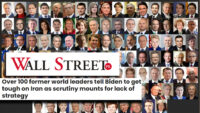 وول ستريت بيرو: زعماء العالم السابقون يعلنون دعمهم لمجلس المقاومة الوطني الإيراني وخطة  10 نقاط لمريم رجوي 