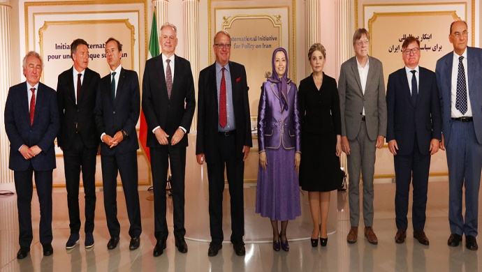 اجتماع خاص لرئيسين و4 رؤساء حكومات سابقينمع السيدة مريم رجوي في باريس