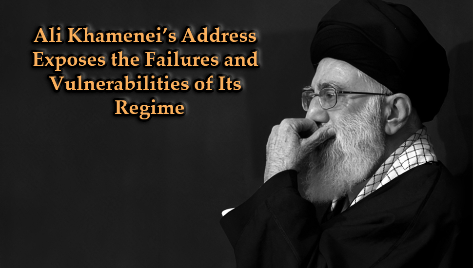 خطاب خامنئي يكشف إخفاقات ونقاط ضعف نظامه