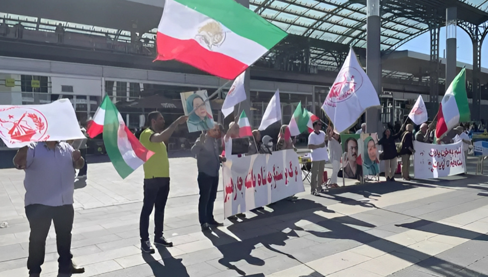 مظاهرات الإيرانيين في كولونيا - لايبزيغ - فيينا ضد نظام الملالی