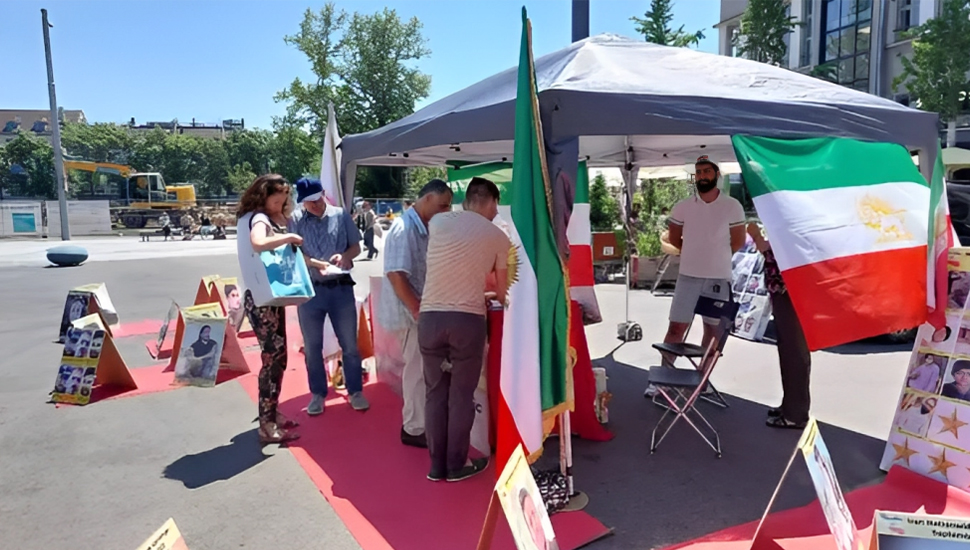 كولونيا وزيورخ وستوكهولم – مظاهرة الإيرانيين مع الانتفاضة الوطنية في إيران