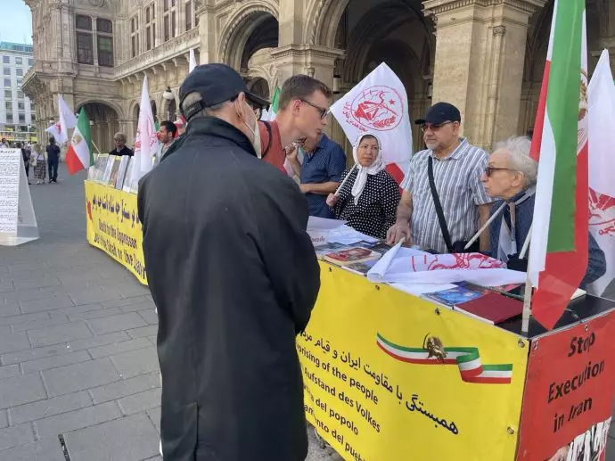 مظاهرات الإيرانيين في كولونيا - لايبزيغ - فيينا ضد نظام الملالی