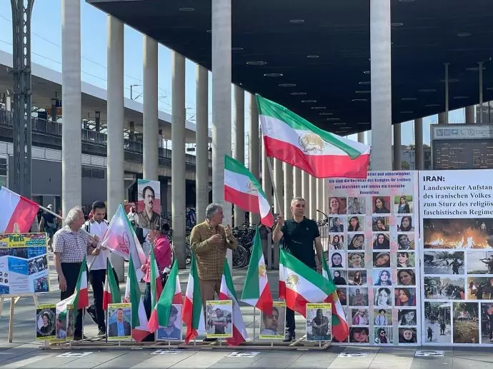 مظاهرات الإيرانيين في كولونيا - لايبزيغ - فيينا ضد نظام الملالی