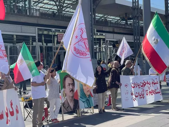 مظاهرات الإيرانيين في كولونيا - لايبزيغ - فيينا ضد نظام الملالی