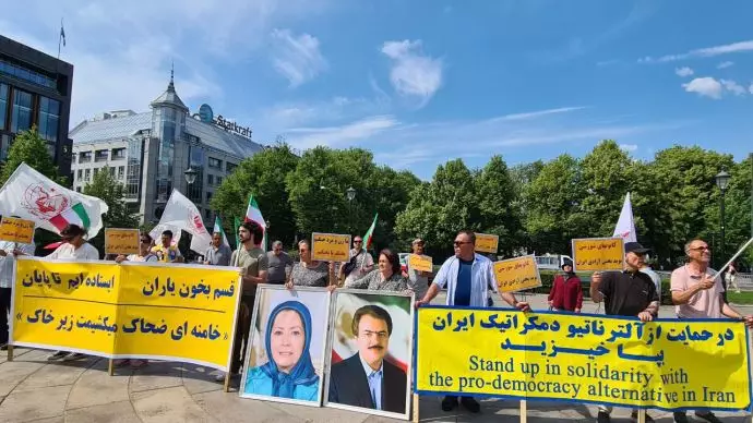 كولونيا وكوبنهاغن واسلو - مظاهرات الإيرانيين ضد نظام الملالي