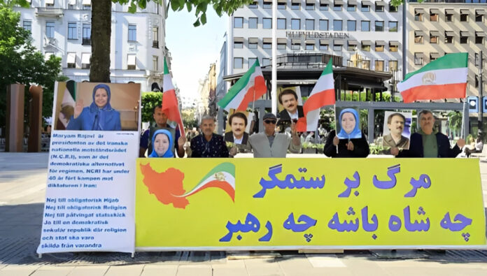 ستوكهولم - مظاهرات إيرانيین ضد نظام الملالي 
