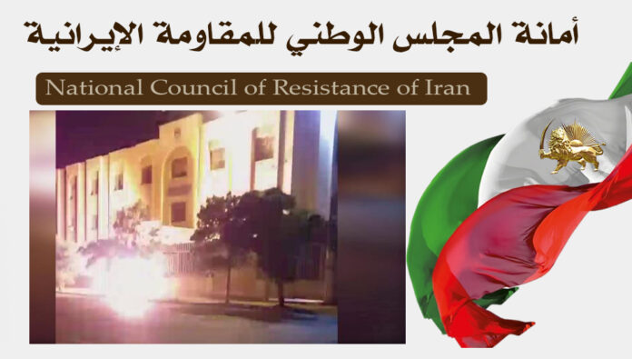 استهداف شباب الانتفاضة لجنة للنهب والقمع في قزوين ومبنى تابعا للقضاء في رشت