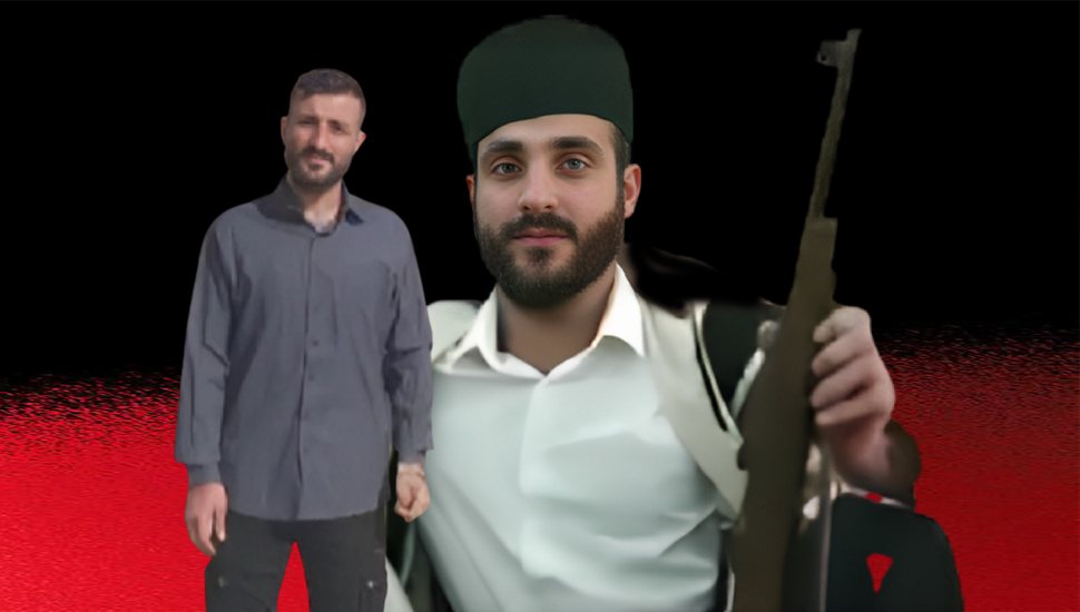 استشهاد مصطفى احمدبور احد المشاركين في انتفاضة ای‍ذه خلال المواجهة مع عناصر القمع