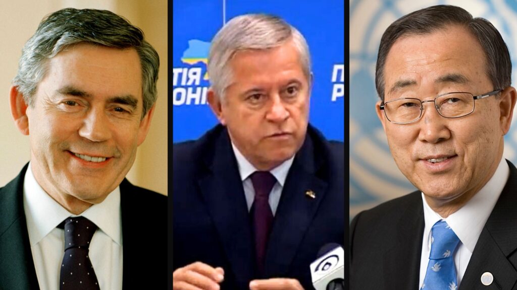 بان كي مون وجوردون براون وأناتولي كیناك يدعمون برنامج السيدة مريم رجوي المكون من 10 بنود