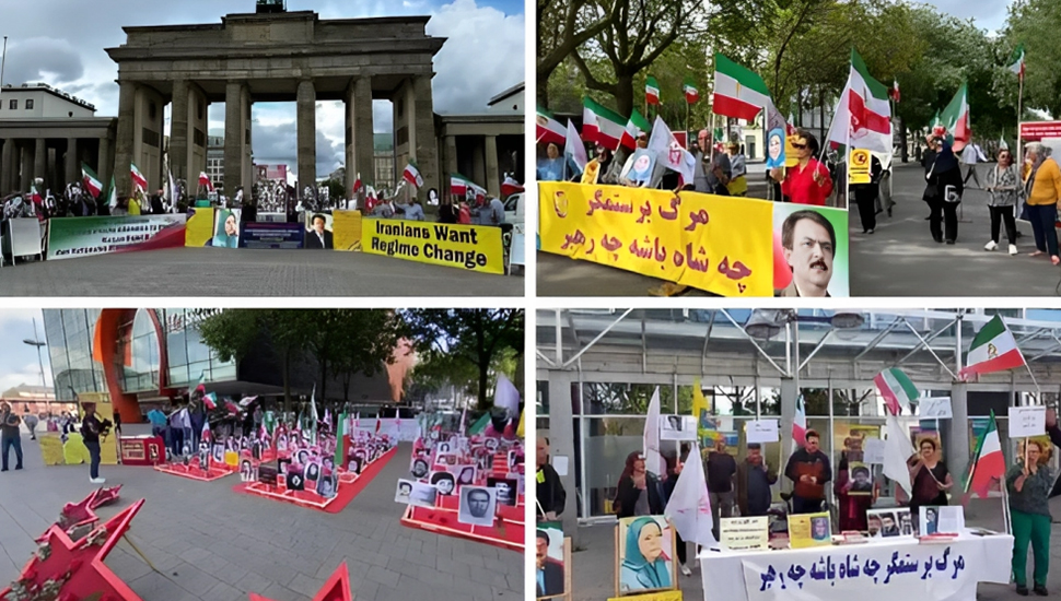 مظاهرات إيرانيین في باريس - لندن - برلين - بروكسل - أوتوبوري - أوتاوا - بيرمن - هامبورغ - هايدلبرغ