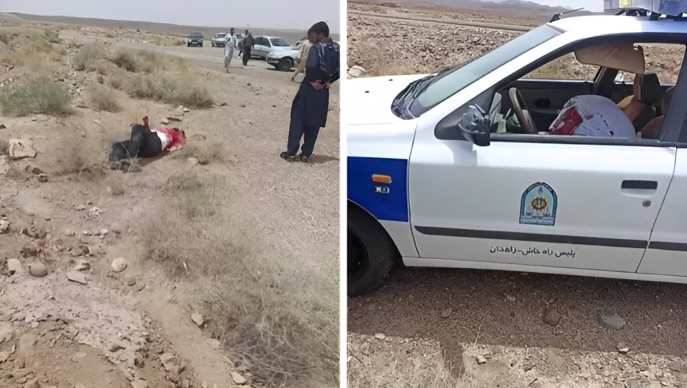 هجوم مسلح على دورية للشرطة ومقتل ثلاثة ضباط على طريق خاش - زاهدان