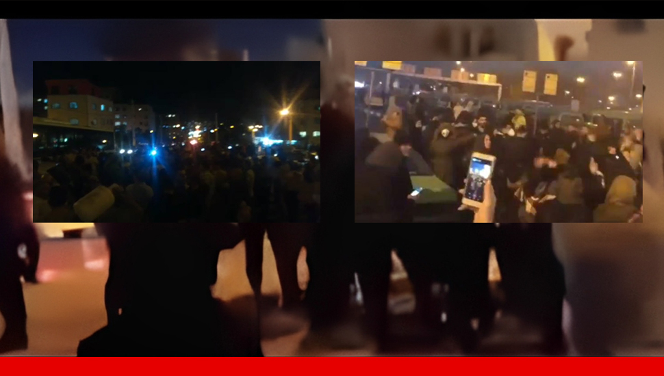 تجمع احتجاجي ليلي لأهالي تبريز ضد انقطاع المياه