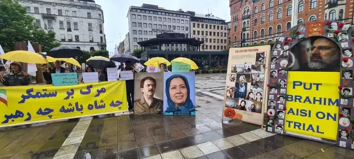 فيينا وأوسلو وأمستردام وستوكهولم - أنصار منظمة مجاهدي خلق الإيرانية يطالبون بمحاكمة خامنئي في محكمة دولية