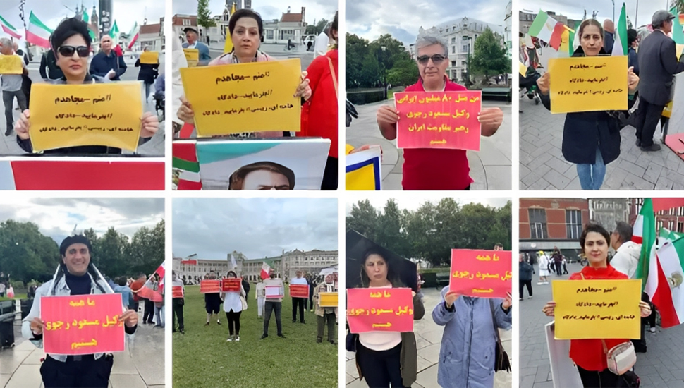 فيينا وأوسلو وأمستردام وستوكهولم - أنصار منظمة مجاهدي خلق الإيرانية يطالبون بمحاكمة خامنئي في محكمة دولية