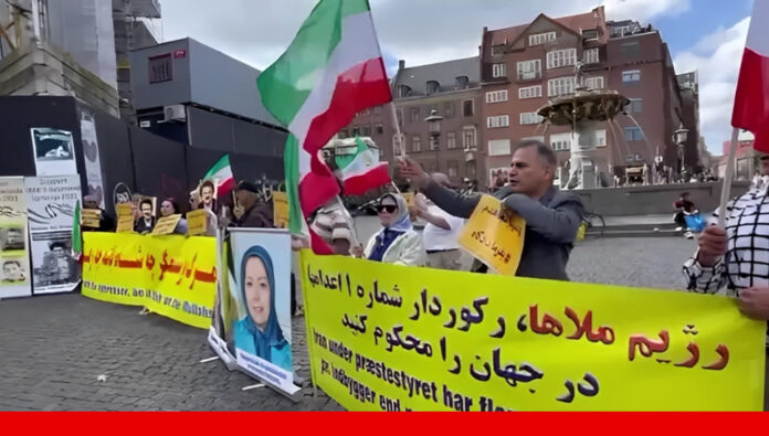 وقفات تضامنية للإيرانيين في هايدلبرغ، كوبنهاغن وكولونيا بألمانيا لدعم الانتفاضة الوطنية في إيران