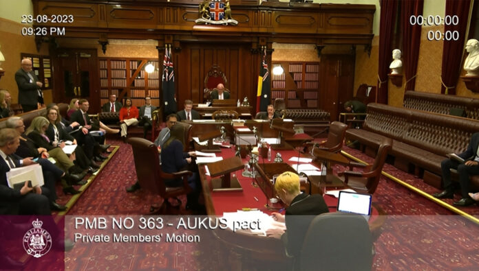 تقرير حول الاقتراح الذي تمت الموافقة عليه من قبل برلمان نيو ساوث ويلز بشأن حقوق الإنسان في إيران