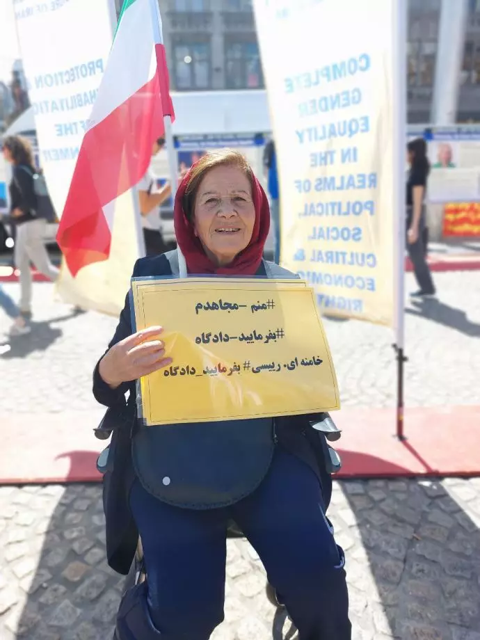 إيرانيون في روما وكولونيا ولندن وبروكسل وكاسل وبريمن وهانوفر وأمستردام يطالبون بمحاكمة خامنئي ورئيسي في محكمة دولية