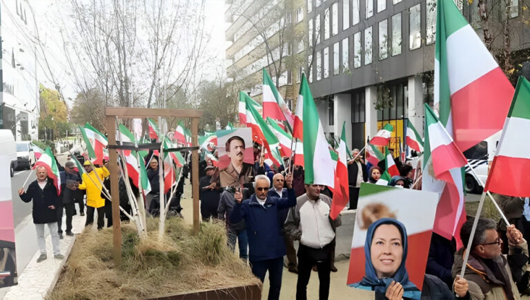 بيلجا، وكالة الأنباء البلجيكية: عدة آلاف من أنصار المجلس الوطني للمقاومة تظاهروا في بروكسل