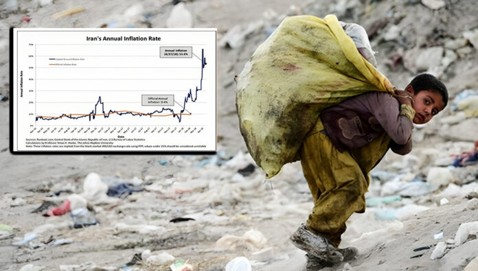 مؤشر البؤس في إيران يصل إلى أكثر من 60%