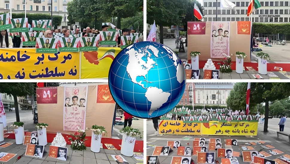 ستوكهولم - آرهوس - هامبورغ - الاحتفال بانطلاقة العام الـ 59 لتأسيس منظمة مجاهدي خلق الإيرانية