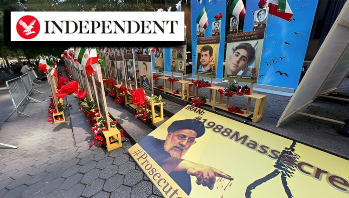 اندبندنت: المتظاهرون يدينون تبادل السجناء مع إيران بينما يتحدث رئيسي أمام الأمم المتحدة في نيويورك