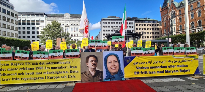 إيرانيون في ستوكهولم وأوسلو وفيينا وآرهوس وروما ينظمون وقفات ضد نظام الملالي