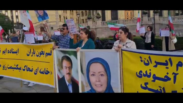 أوسلو، النرويج – وقفة الإيرانيين لدعم انتفاضة الشعب الإيراني