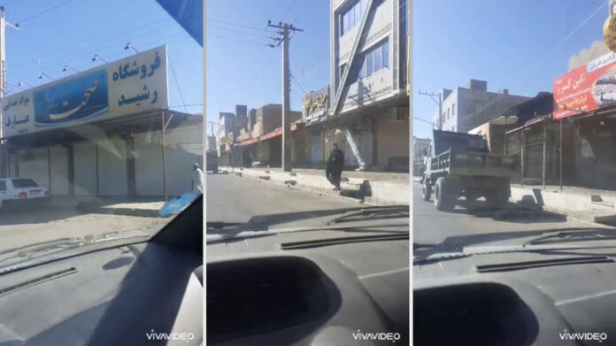 إضراب تجار السوق والبازاريين في مدن بلوشستان الإيرانية في ذكرى جمعة زاهدان الدامية