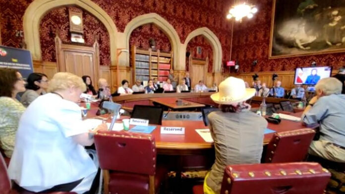 برلمان بريطانيا – 1000 شخصية نسائية من جميع أنحاء العالم تدعم المرأة الإيرانية وخطة السيدة مريم رجوي ذات النقاط العشر