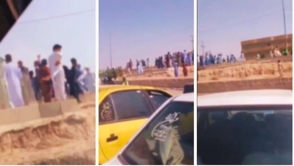 مظاهرات لأهالي خاش وإضرام النيران في شوارع راسك بشعارات الموت لخامنئي