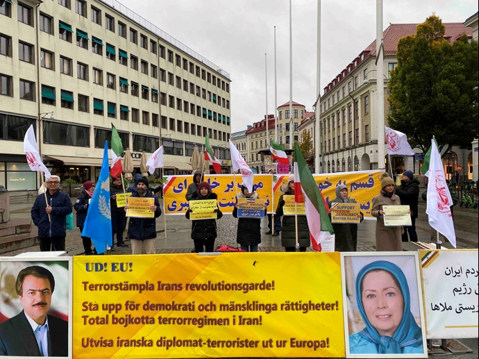 ميشيغان وأوتوبوري وتورونتو وتوركو ولاهاي - وقفات لأنصار منظمة مجاهدي خلق الإيرانية