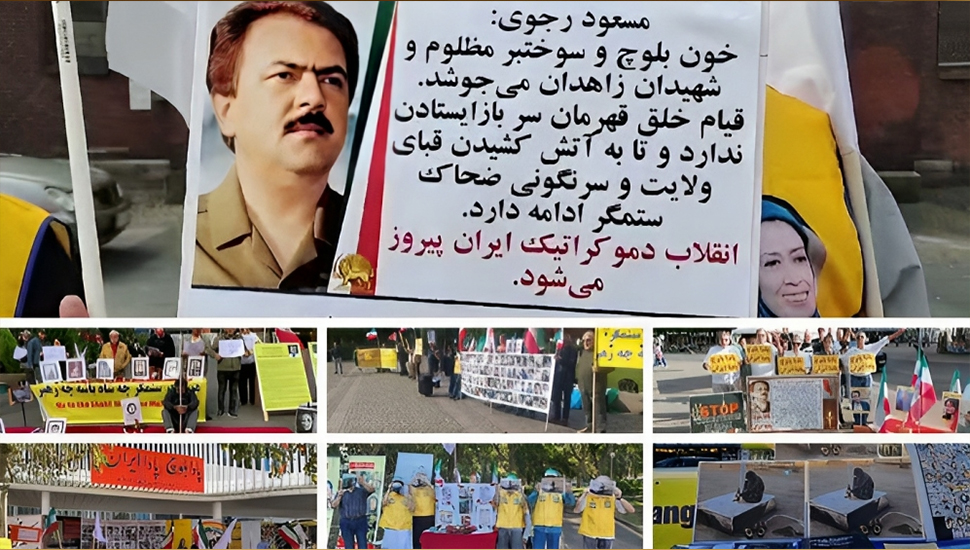 وقفات الإيرانيين في آرهوس وبريمن وكاسيل وسيدني وبوخارست وفانكوفر ومالمو